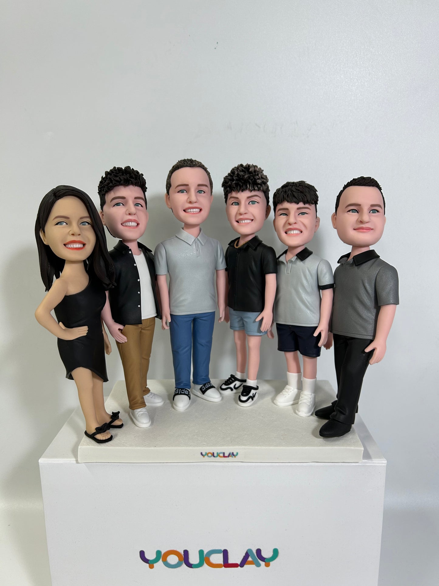 Fully Customizable Six Bobbleheads（person or pet）